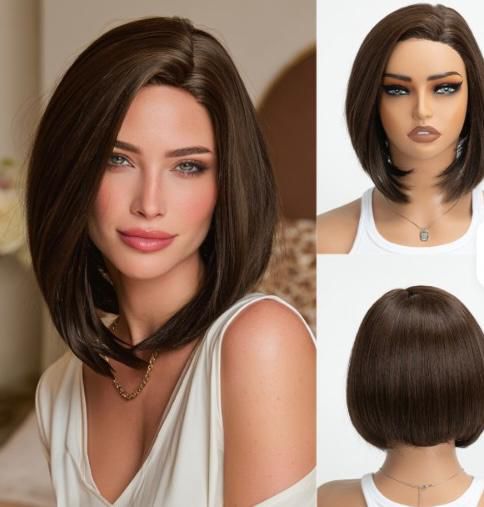 Chocolate Brown with Subtle Caramel Lights