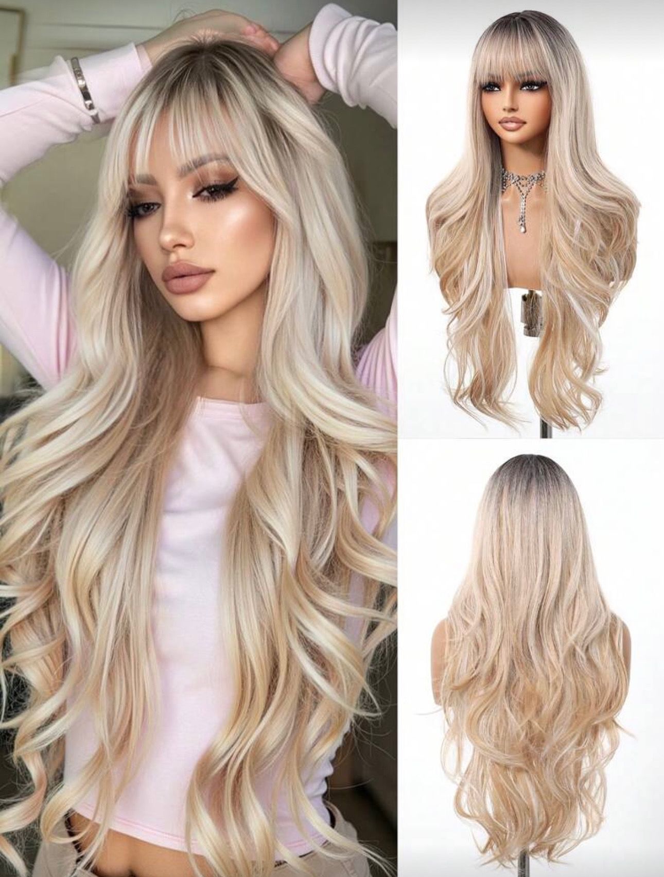 Platinum Blonde with Pearl-Ash Highlights